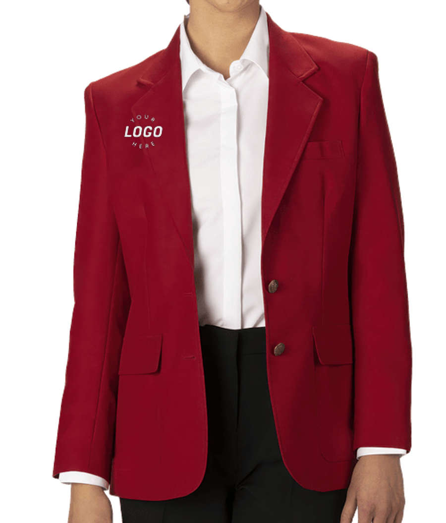 Edwards Women’s Traditional Single Breasted Blazer in Red