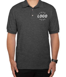 Gildan DryBlend 50/50 Jersey Polo - Color: Dark Heather