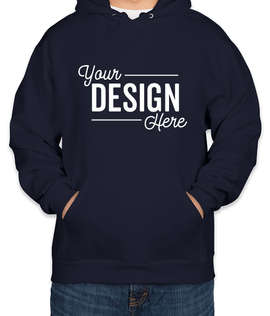 Jerzees Super Sweats 50/50 Pullover Hoodie - Color: J. Navy