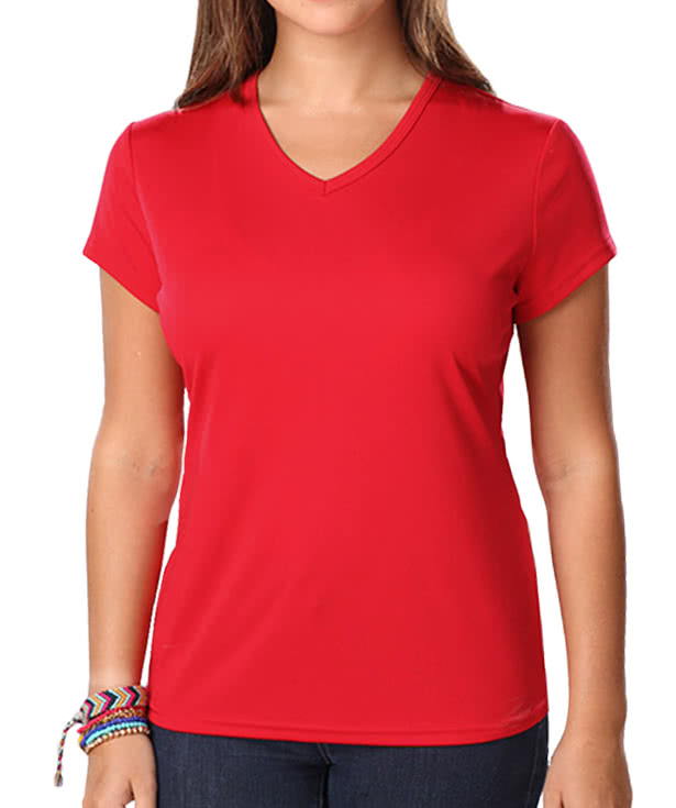 Blue Generation Women's Value BLU-X-DRI V-Neck Performance Shirt