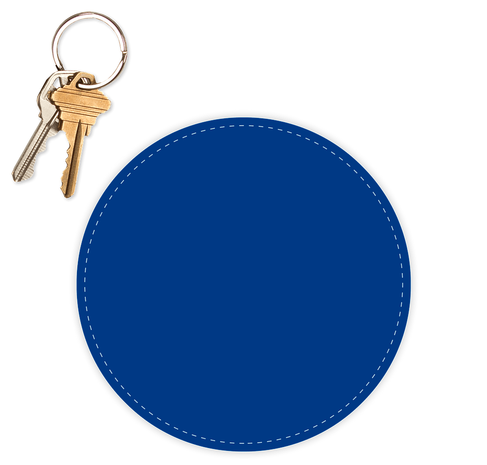 5.5 in. Circle Car Magnet-default