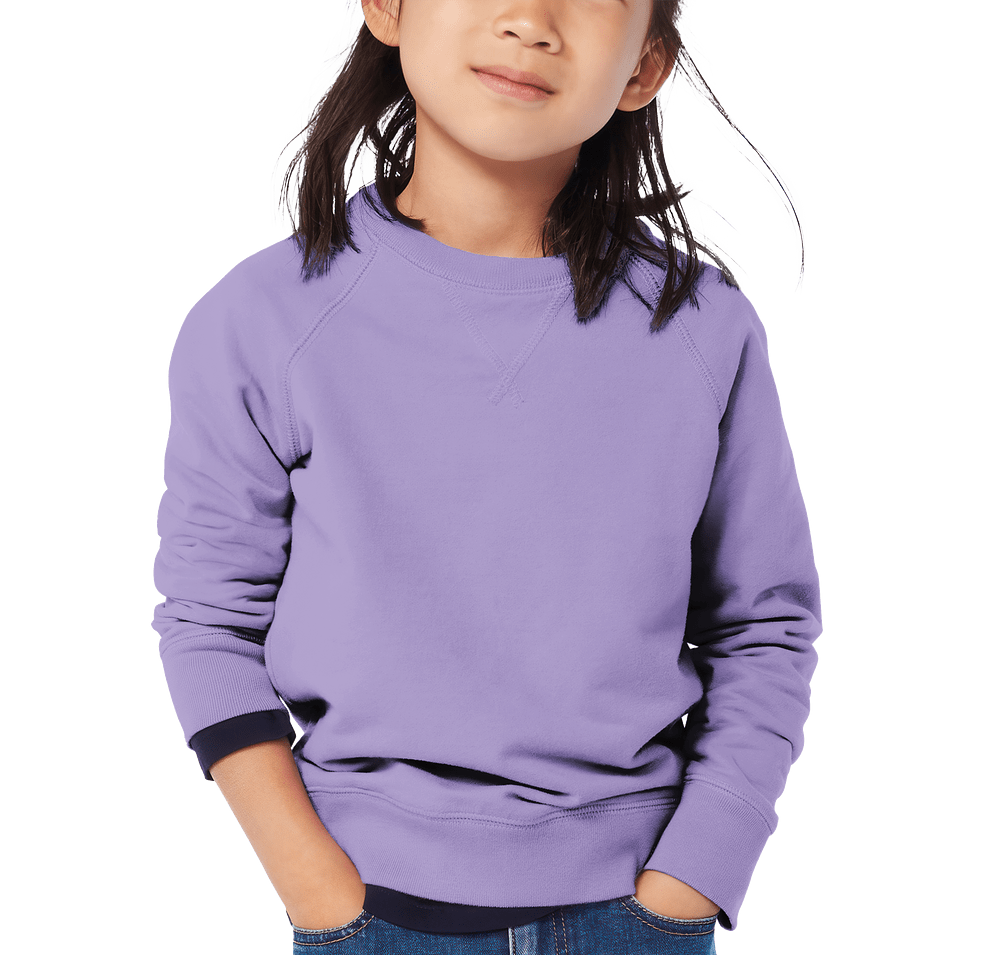 Primary Youth French Terry Crewneck Sweatshirt-default