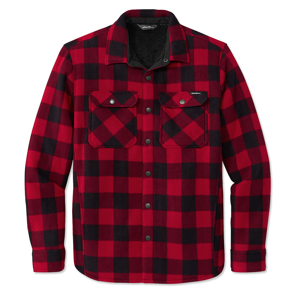 Eddie Bauer Woodland Fleece Shirt Jacket