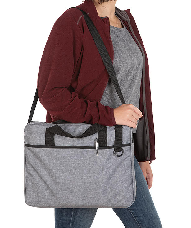 Heather PolyCanvas Briefcase