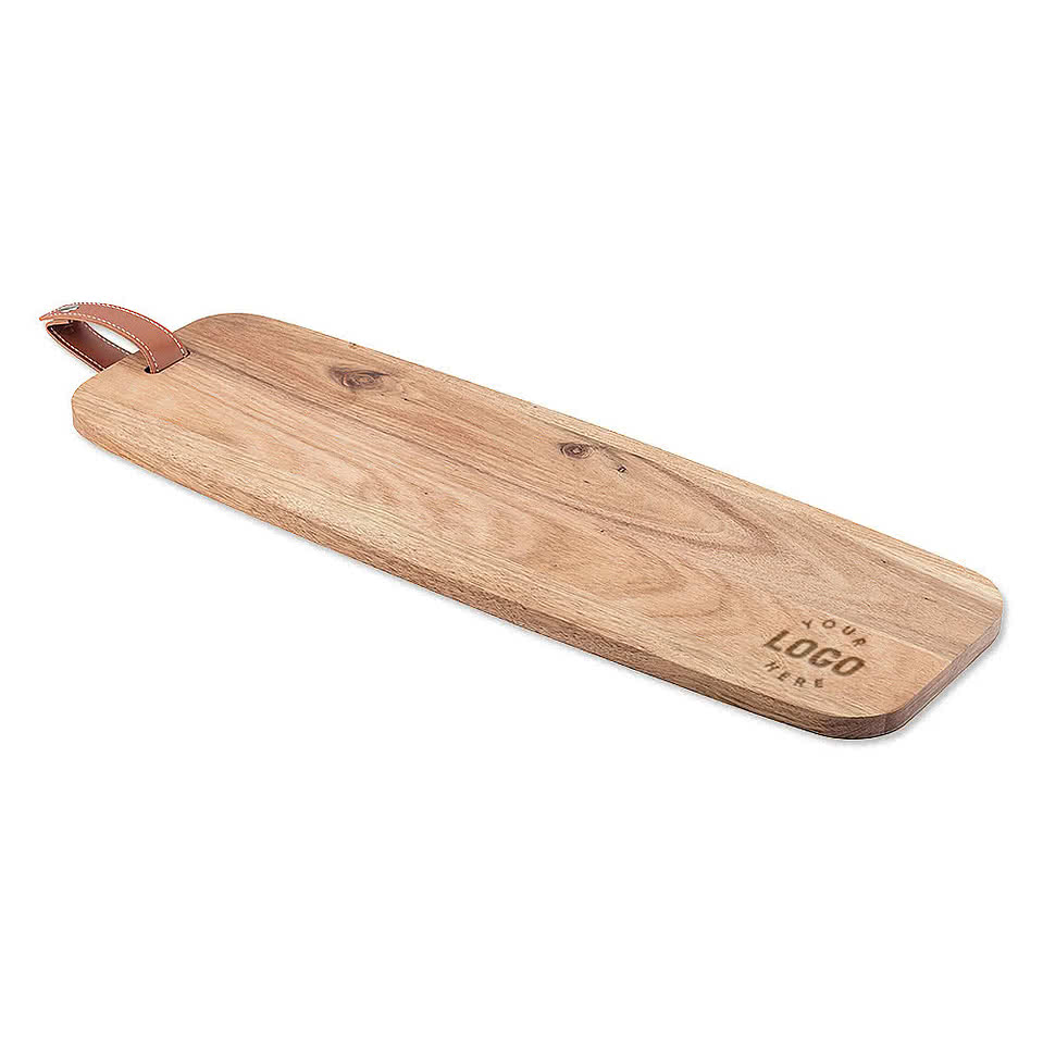 Laser Engraved Acacia Wood Charcuterie Board