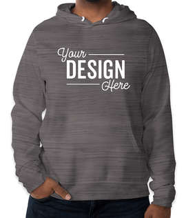 Bella + Canvas Ultra Soft Pullover Hoodie - Color: Dark Grey Marble