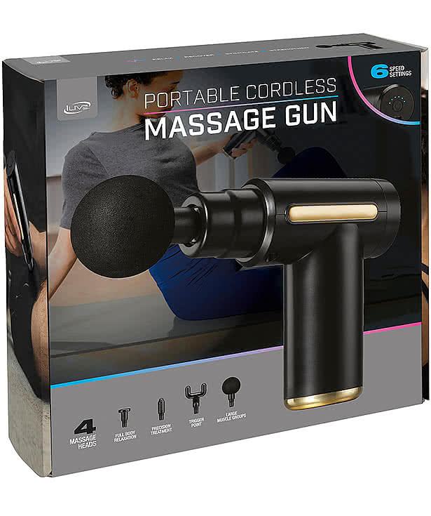 iLive Portable Cordless Massage Gun