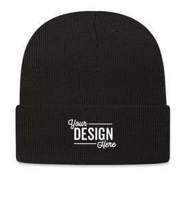Cap America Knit Cuff Beanie - Color: Black