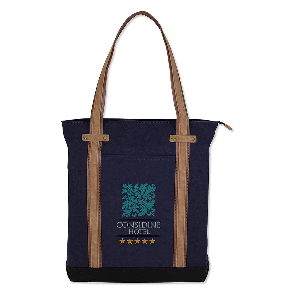 Full Color Kapston San Marco Cotton Canvas 14" Computer Tote Bag