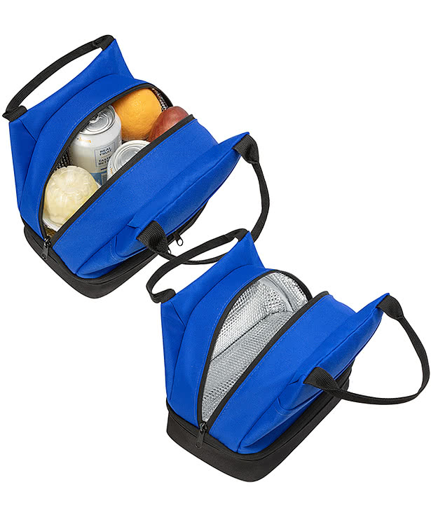 Recycled Two Compartment 8 Can Cooler Tote Bag