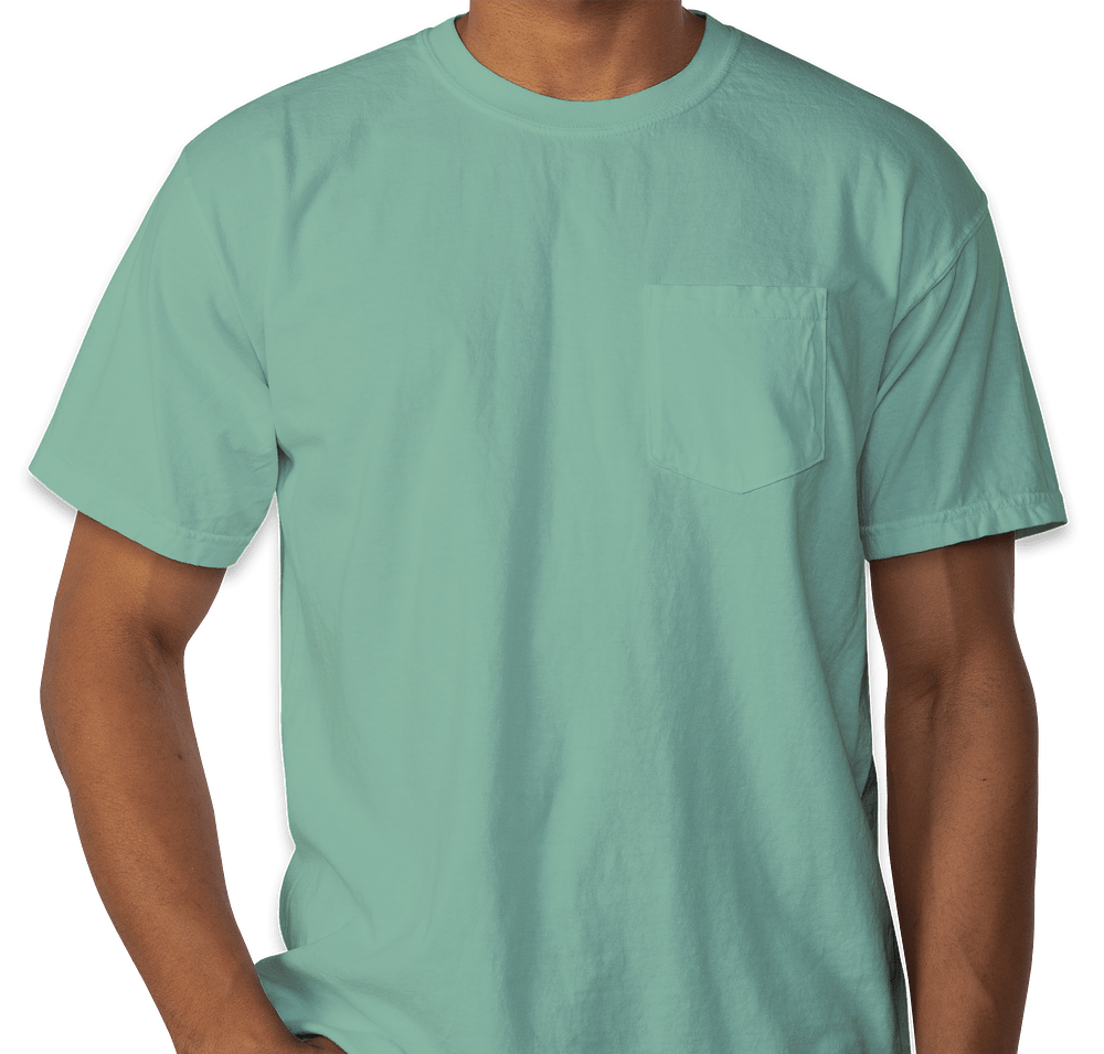 Comfort Colors 100% Cotton Pocket T-shirt - Embroidered-default
