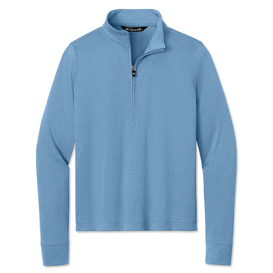TravisMathew Women’s Coto Performance Half Zip Shirt - Embroidered