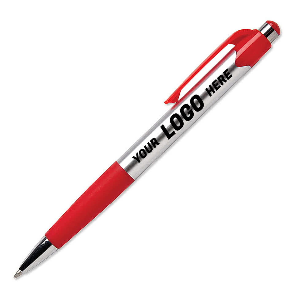 Mardi Gras Chrome Ballpoint Pen (black ink)