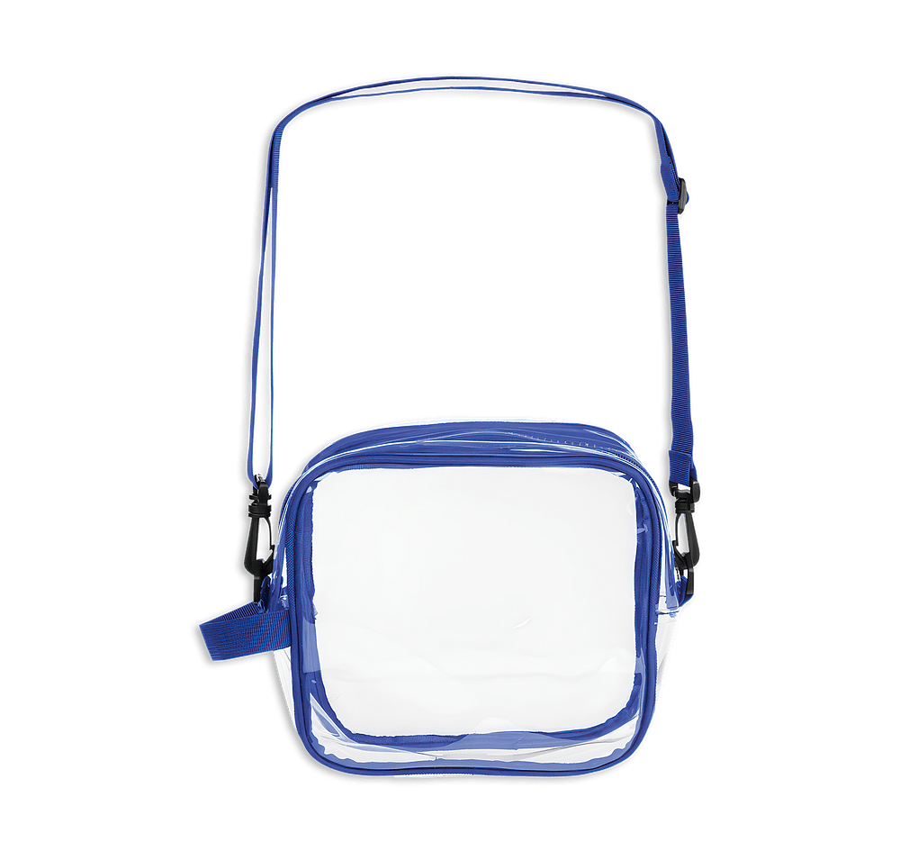 Clear Zippered Crossbody Bag-default