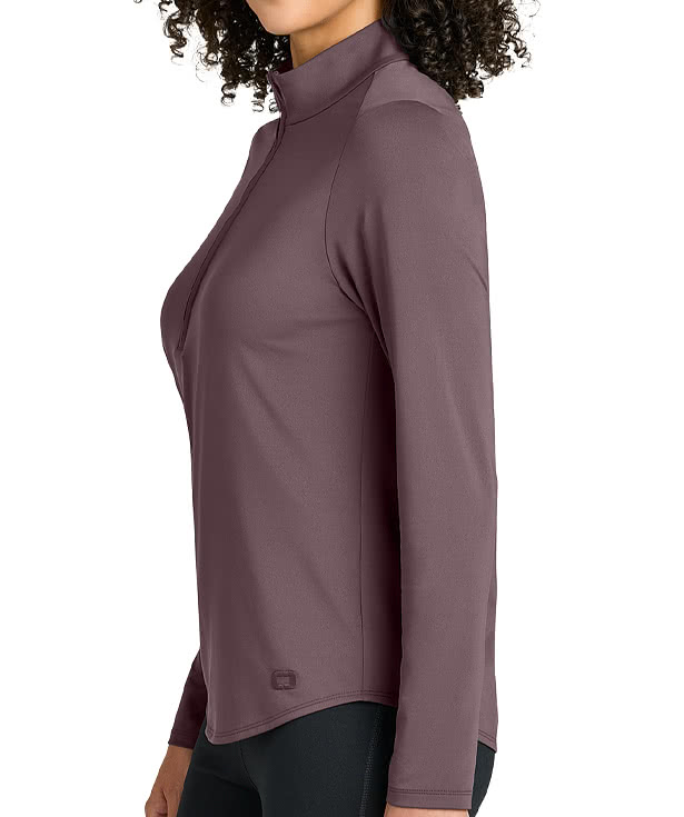OGIO Women's Regain Recycled UPF 50+ Half Zip Pullover
