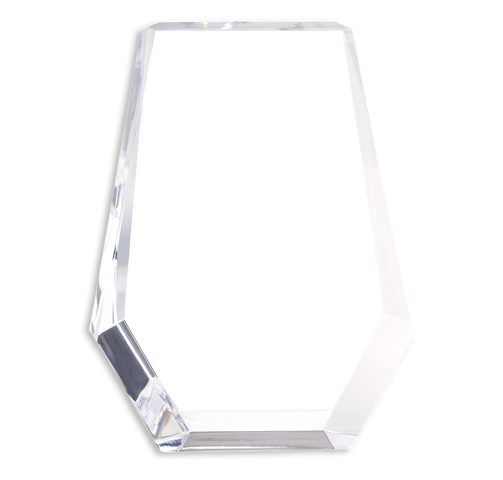 Laser Engraved Acrylic Shield Award-default