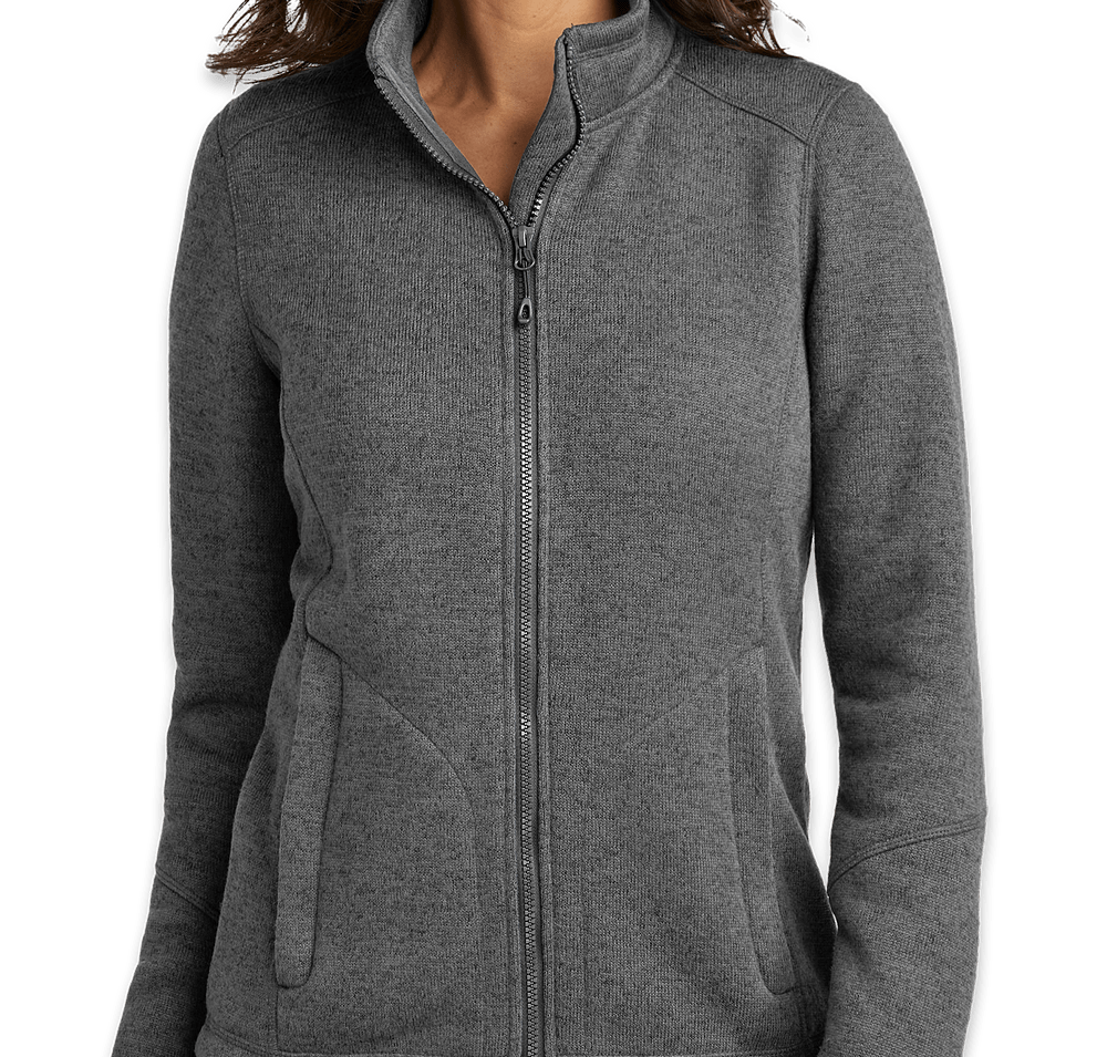 Port Authority Women's Arc Sweater Fleece Jacket - Embroidered-default