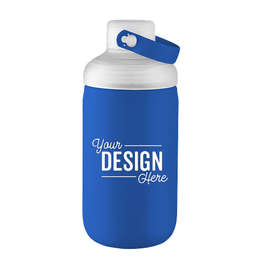 20 oz. Poppi Glass Water Bottle - Color: Blue