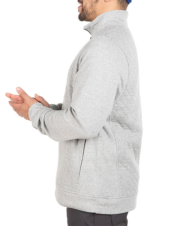 Charles River Franconia Quilted Quarter Zip Sweatshirt