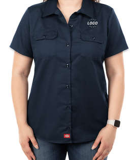 Dickies Women's Short Sleeve Work Shirt