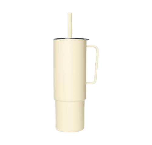MiiR 32 oz. All Day Cup with Straw in Sandstone
