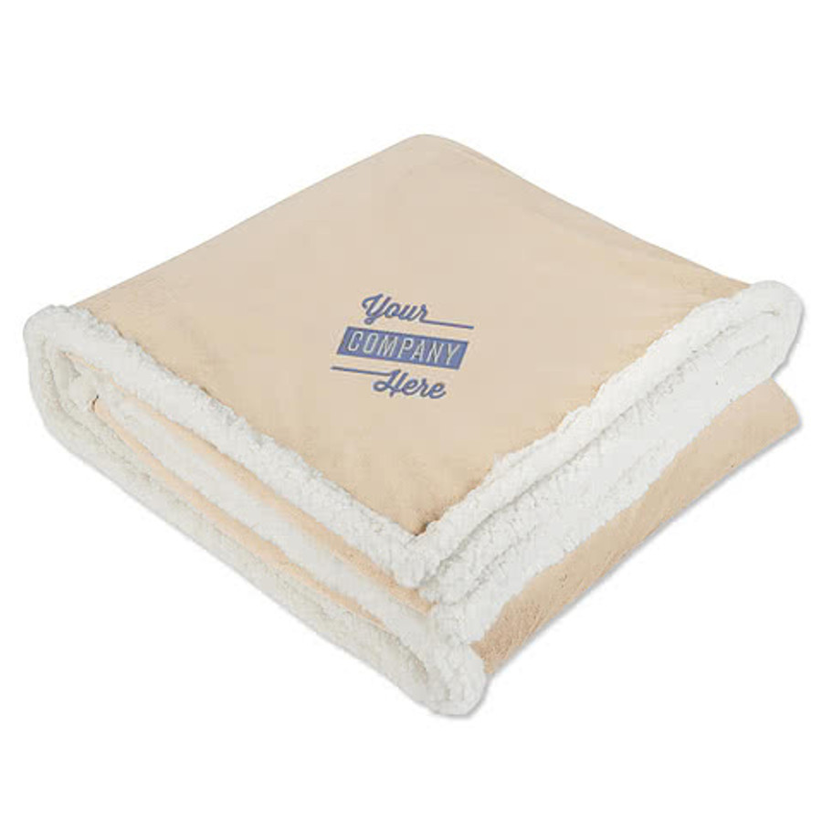 Field & Co. Sherpa Blanket in Grey