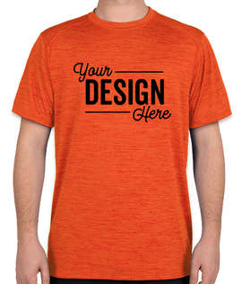 Augusta Tonal Heather Performance Shirt - Color: Orange