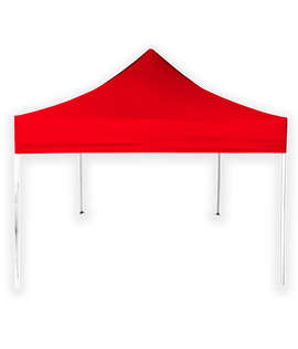 Full Color 10' Heavy Duty Canopy Tent - Color: Red