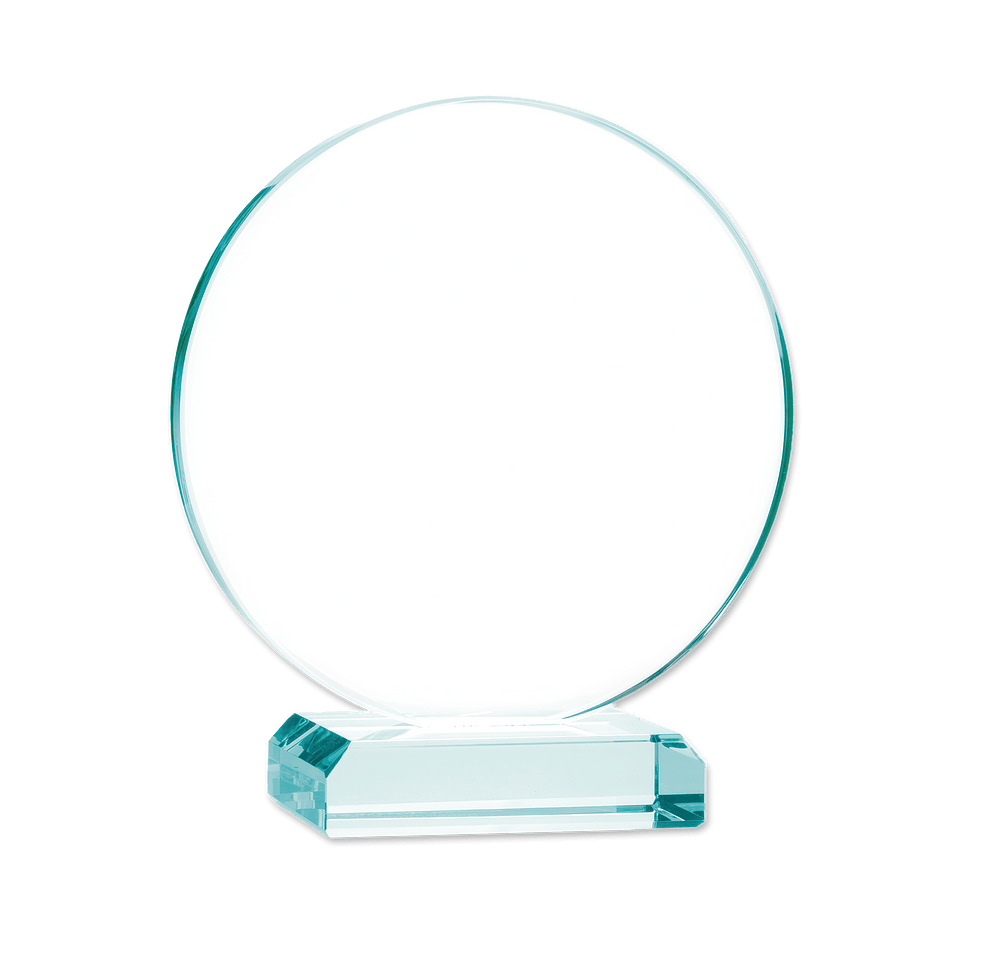 Laser Engraved Large Round Award-default