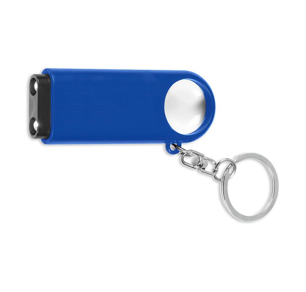 Magnifier and LED Light Keychain-default