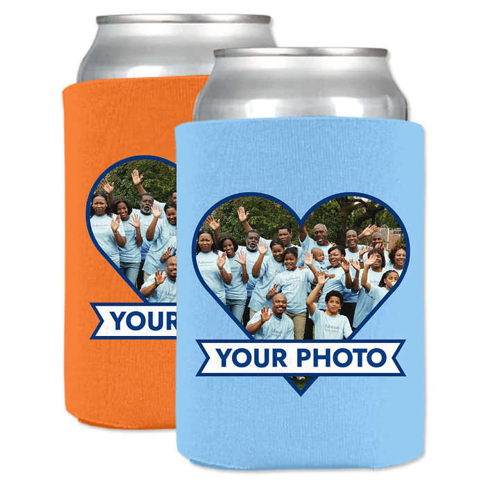 Family Photo Custom Can Coolers