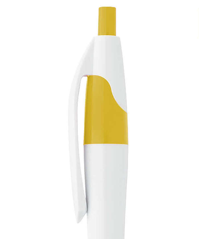 Dart White Body Retractable Pen (black ink)