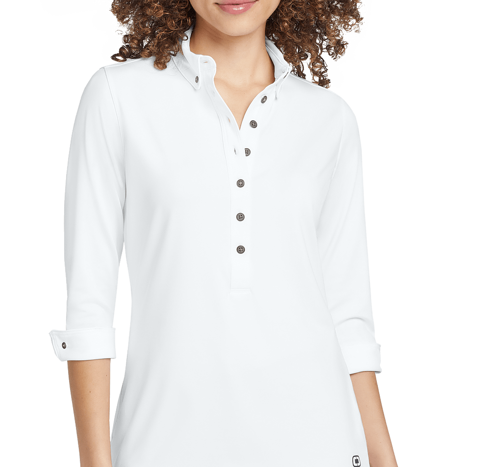 OGIO Women's Gauge 3/4 Sleeve Stretch Performance Polo-default