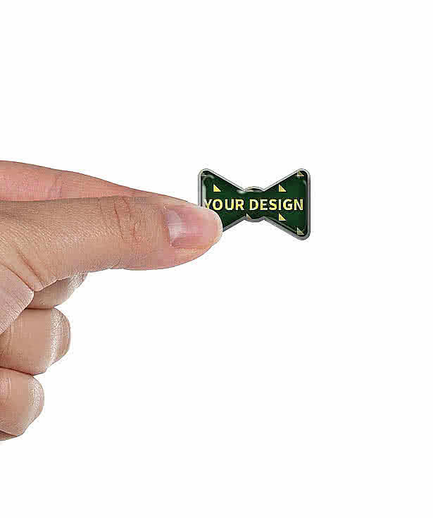 Full Color 1.25" Die Cut Lapel Pin