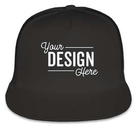 Yupoong Solid Classic Trucker Hat - Color: Black