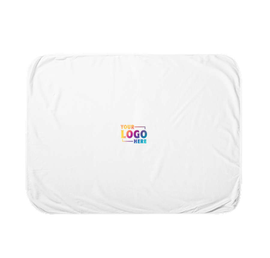 Rabbit Skins Jersey Baby Blanket in White