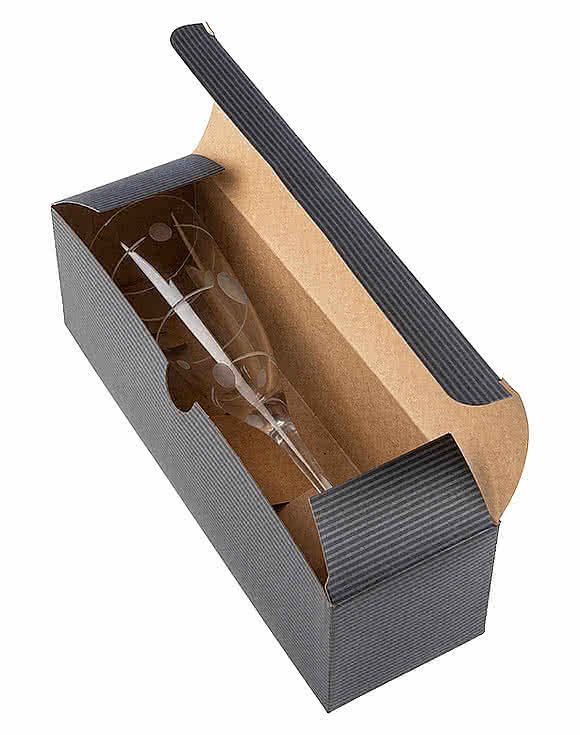Laser Etched 5.75 oz. Reverie Flute Glass