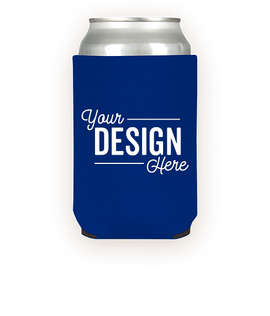 Foldable Neoprene Can Cooler - Color: Royal