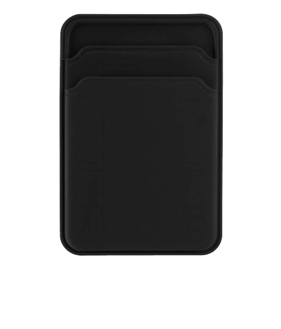 Silicone Magnetic Phone Wallet in BLACK