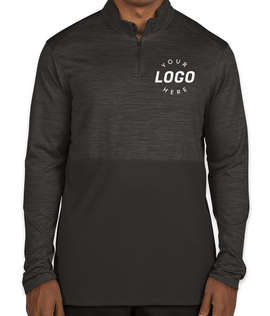 Augusta Tonal Heather Quarter Zip Performance Shirt