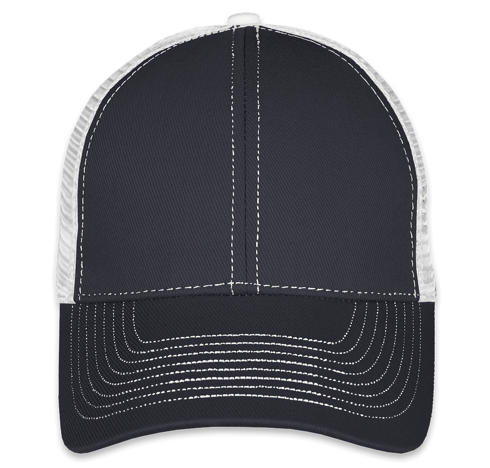 Mega Cap Contrast Stitch Trucker Hat-default