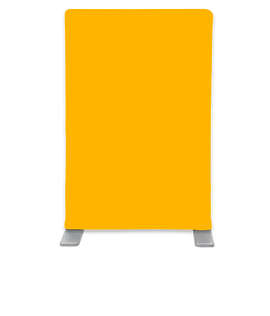 Full Color EuroFit Mini Tabletop Banner - Color: Athletic Gold