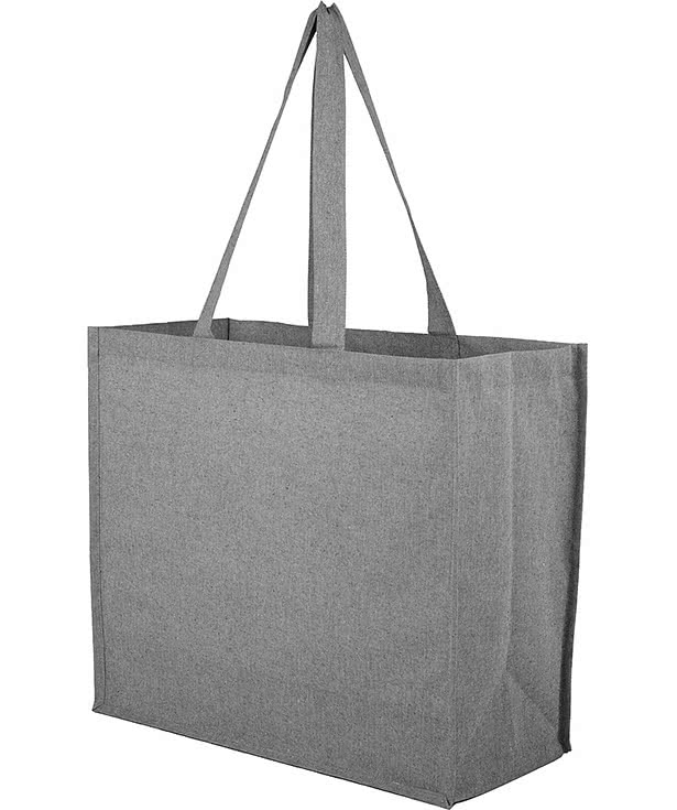 Recycled Cotton Shopper Tote Bag with Laminated Interior