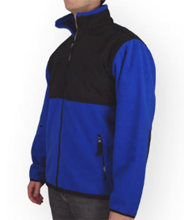 Colorblock Fleece and Nylon Jacket