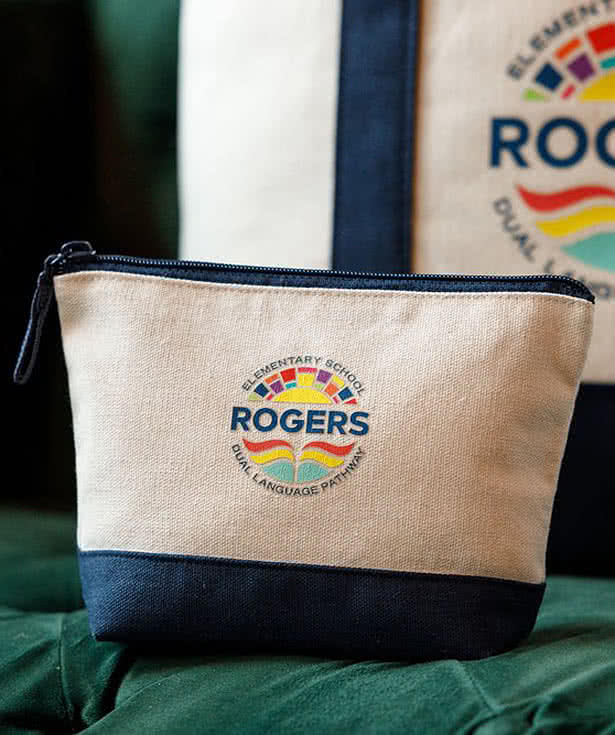 Full Color Canvas Zippered Pouch