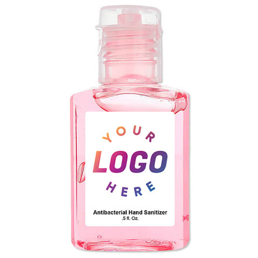 Full Color 0.5 oz. Scented Squirt Hand Sanitizer in Blossom / White