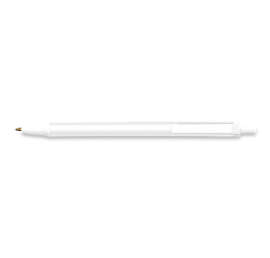 BIC Antimicrobial Clic Stic Pen (black ink) - Color: White / White
