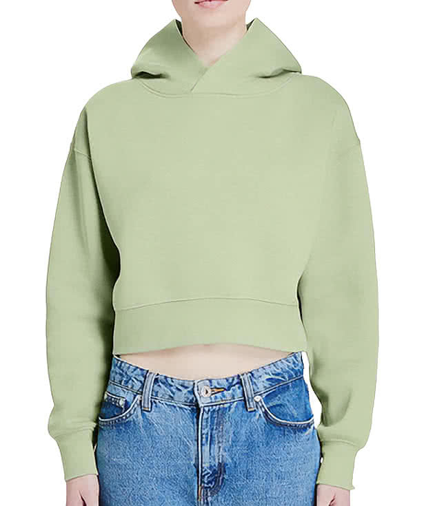 Lane Seven Women's Heavyweight Cropped Pullover Hoodie