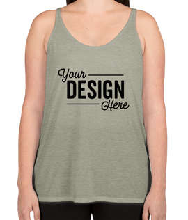 Bella + Canvas Women's Flowy Tank - Color: Heather Stone