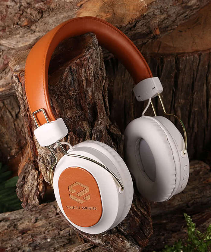Laser Engraved TerraTone Recycled Wireless Bluetooth Headphones